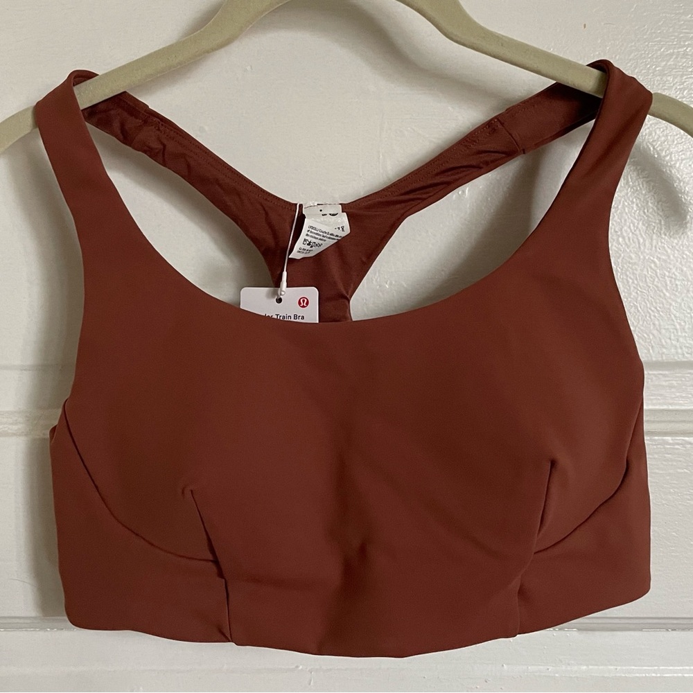 Lululemon Athletica Wunder Train Bra Size 8 Ancient Clay